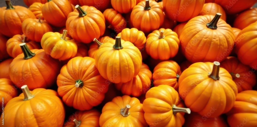 Pile of vibrant orange pumpkins, various sizes and shapes , assorted, orange, fall Pile of vibrant orange pumpkins, various sizes and shapes , assorted, orange, fall