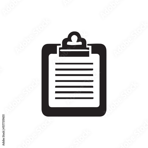 vector illustration of clipboard