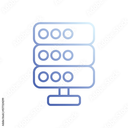 Database icon vector