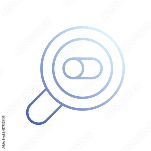 Search icon vector