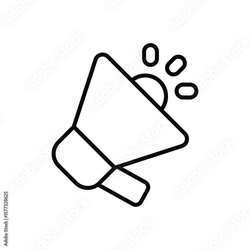 Megaphone icon vector