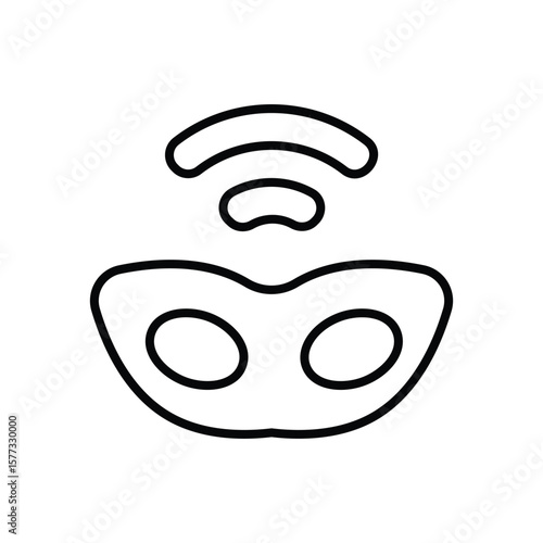 Incognito icon vector