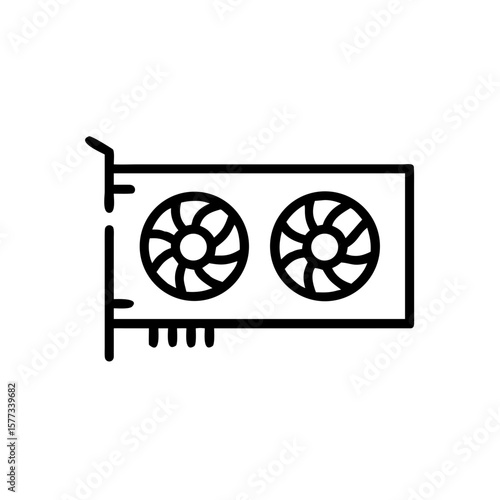 Graphics card vector