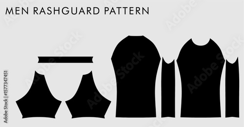 Men Rashguard Sewing Pattern