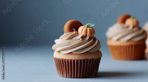 Halloween Pumpkin Cupcakes, Orange Frosting Cupcakes, Halloween Party Food