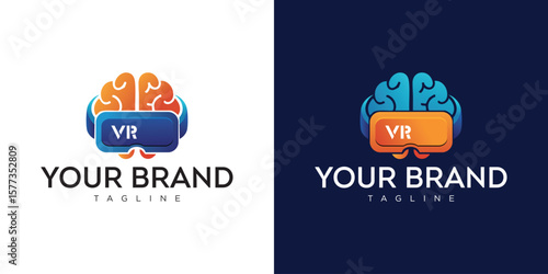 Brain Hemispheres Tech Logo