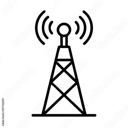 radio internet tower icon