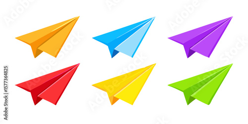 Free Download set of origami paper planes - GFXLoad
