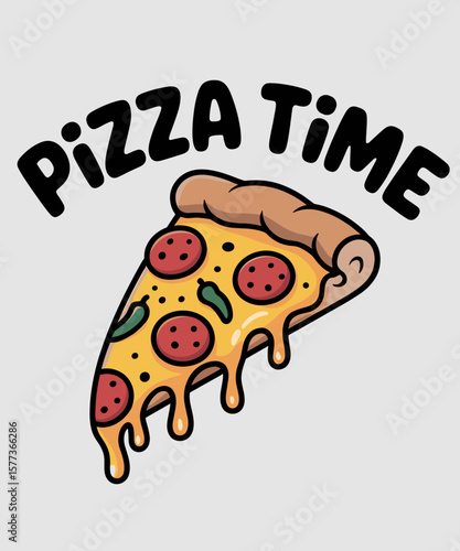 Pizza Time Funny Pizza