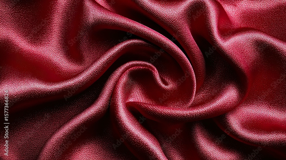 Obraz premium Burgundy silk fabric texture