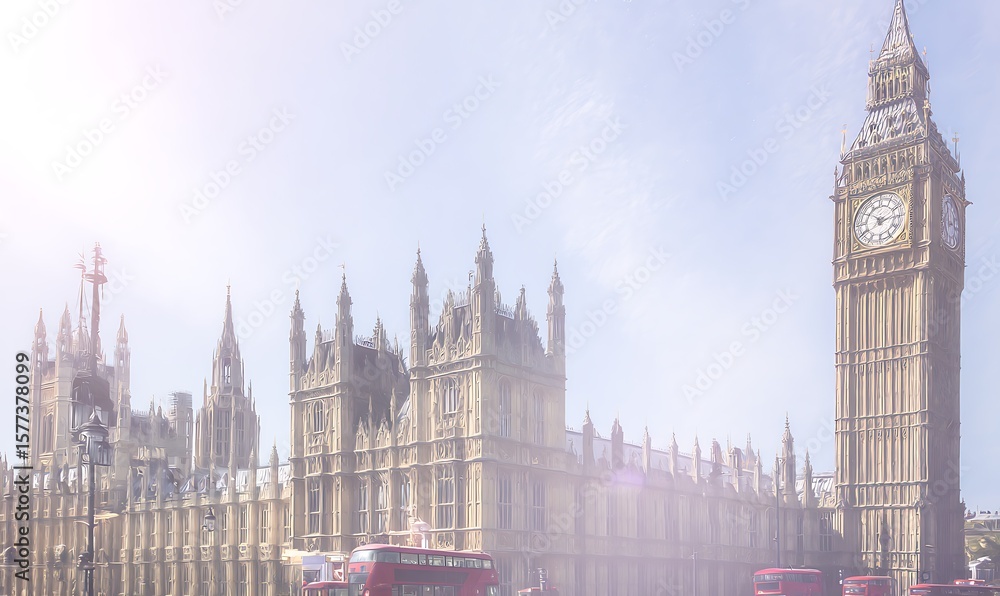 Fototapeta premium Houses of Parliament and Big Ben