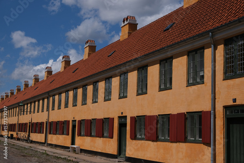 Photography casa colorida rua dinamarca copenhagen