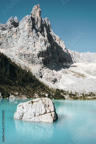 Hiking to Lake Sorapis in the Dolomites, Italian Alps