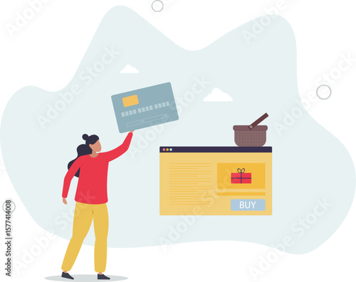 Online shopping and e commerce service for purchases . character life .
