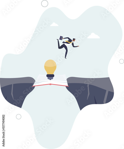 Bridging the gap with business knowledge and education. character life .