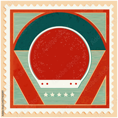 vintage postage stamp