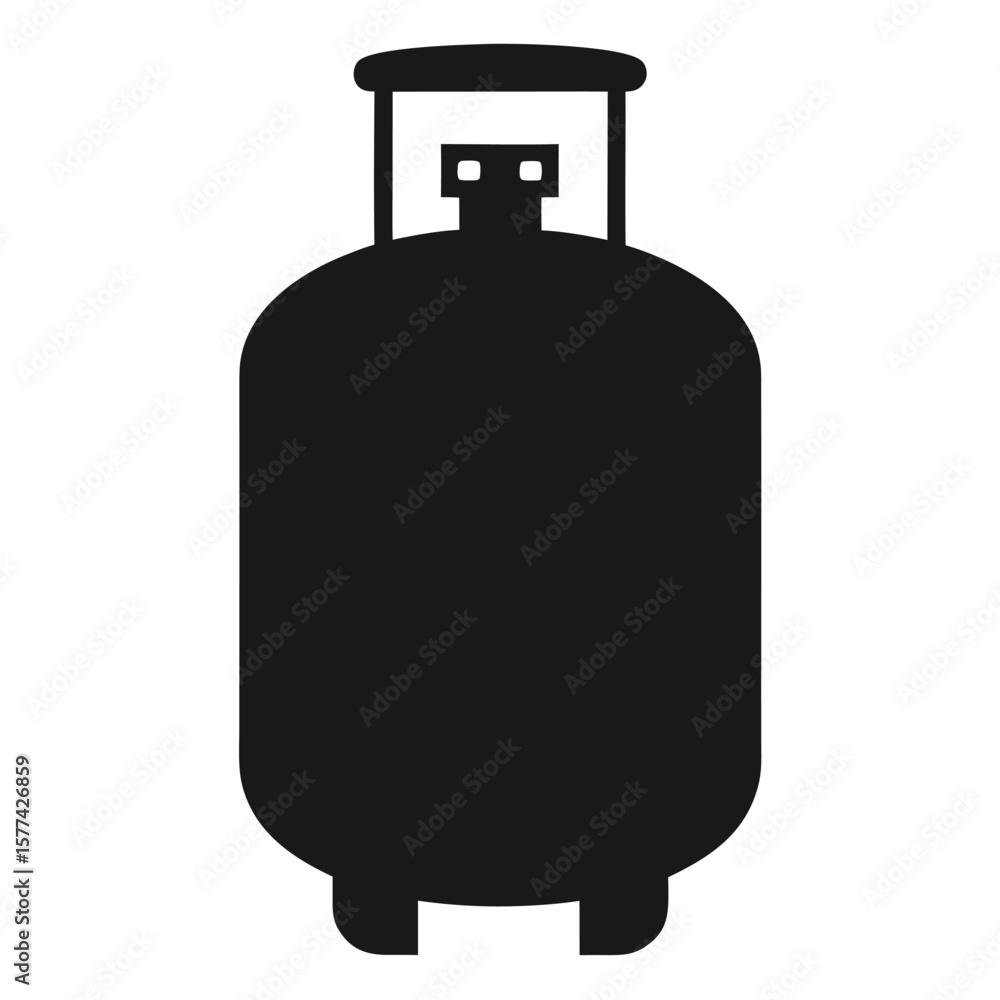 Vector illustration of isolated black glass perfume bottle Vector illustration of isolated black glass perfume bottle