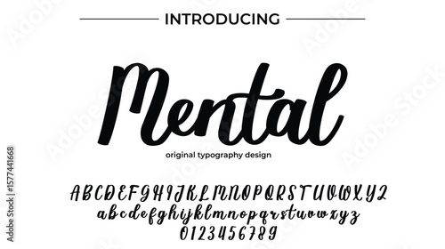 Mental - Elegant Script Font for Smooth Handwritten Design and Creative Typography
