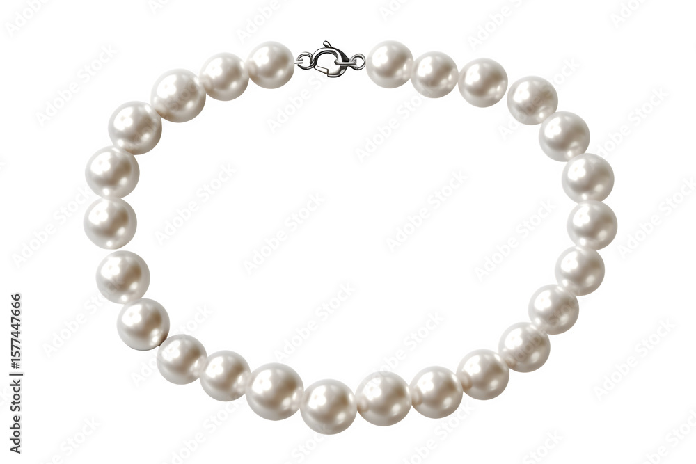 Pearl Bracelet, isolated on transparent background Pearl Bracelet, isolated on transparent background
