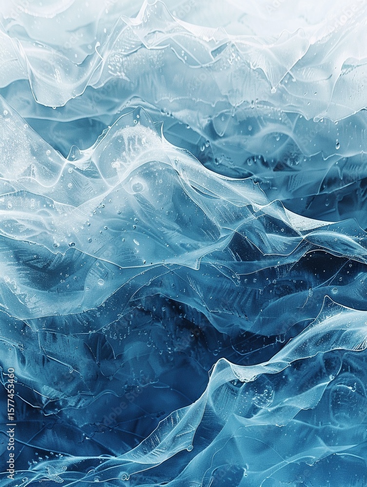 Obraz premium ice on the water