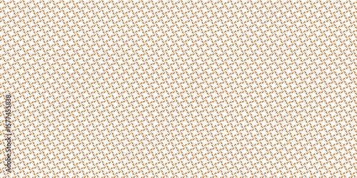Golden vector seamless pattern with small diamond shapes floral silhouettes. Simple texture.