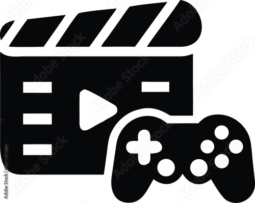 Film making and gaming icon