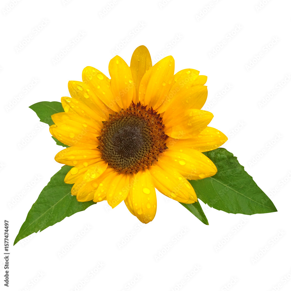 Fototapeta premium Sunflower isolated on white background