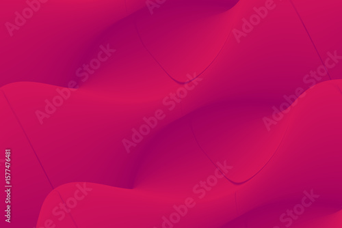 Precision 3D abstract folds in black vector style