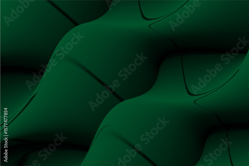 Dynamic folds and shadowed texture in abstract form