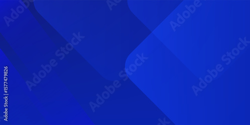 Abstract blue background with glowing geometric lines. Modern blue gradient square shape design. Futuristic technology concept. Suit for brochure, corporate, website, poster, banner, cover modern