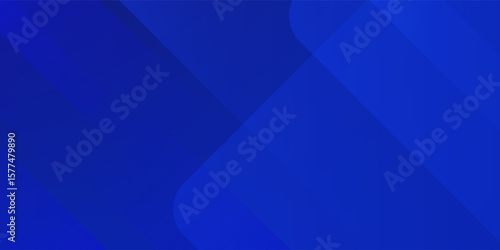 Abstract blue background with glowing geometric lines. Modern blue gradient square shape design. Futuristic technology concept. Suit for brochure, corporate, website, poster, banner, cover modern