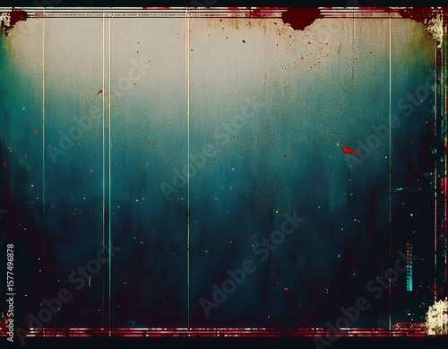 scratched scanned texture of an old film with noise and dust with a glitch effect illustration