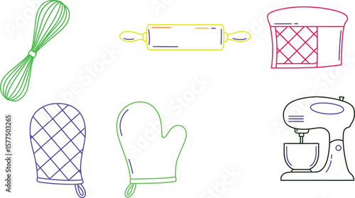 Vector Illustrations of Healthy Lifestyle Yoga, Sleep, and Hydration