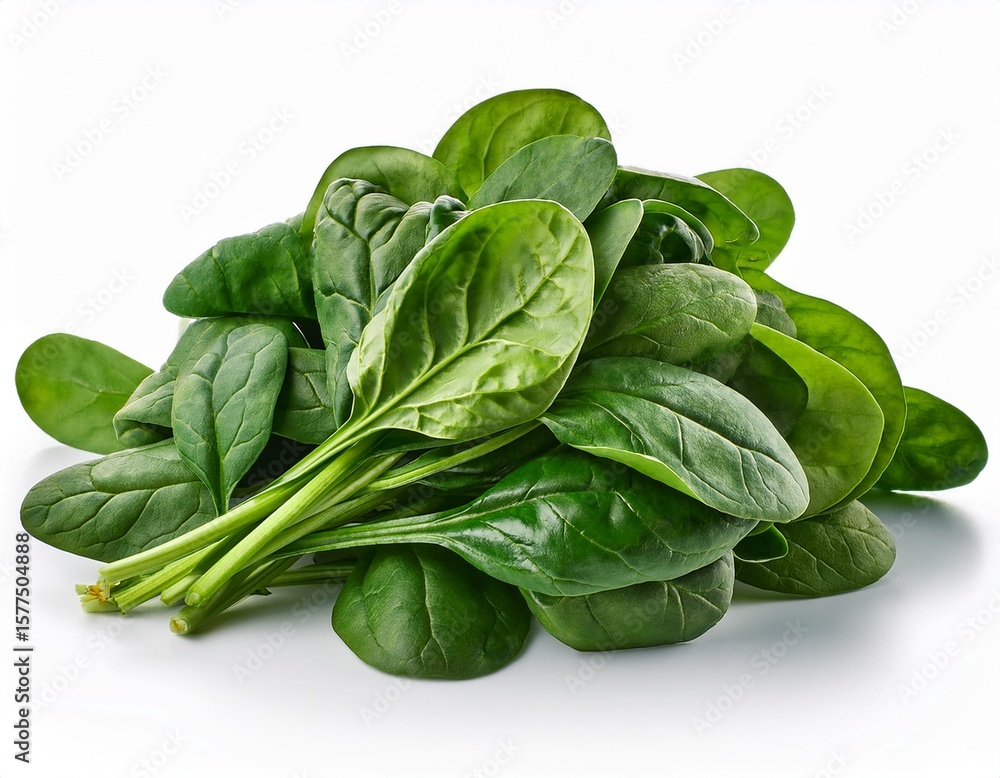 Fototapeta premium spinach isolated on white background