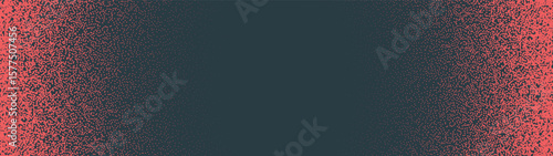 Noise texture halftone pattern horizontal border ultra wide