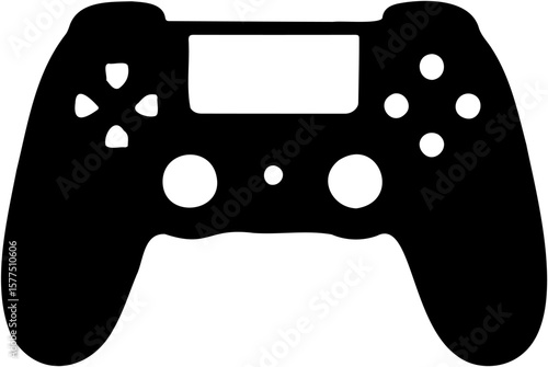 joystick icon vector illustration, isolated on white