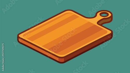 Wooden Chopping Board: This eye-level studio shot unveils a close-up of a new wooden cutting board. This image evokes a sense of domestic simplicity and culinary focus.