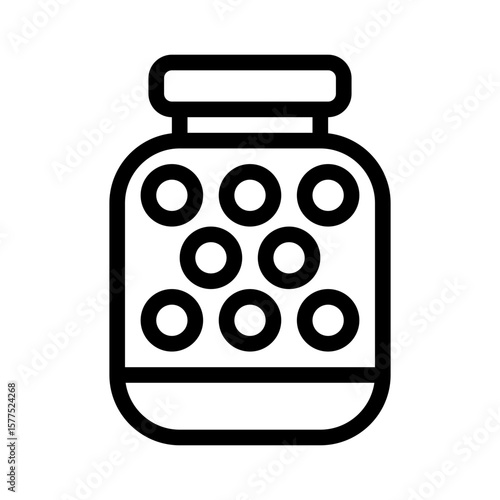 paintball ammo line icon