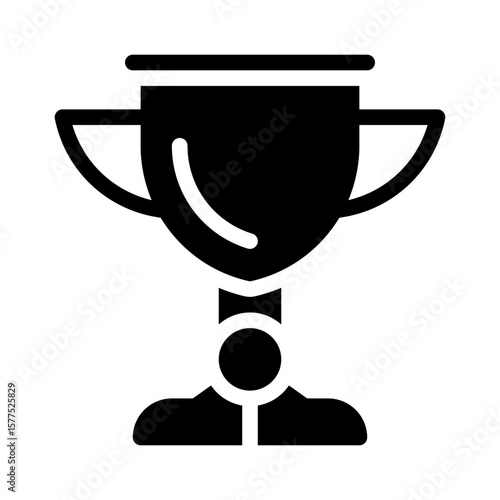 paintball trophy glyph icon