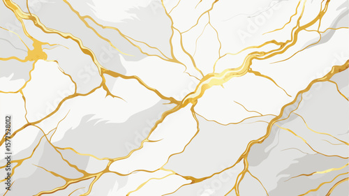Marble texture and Golden veins: The artwork is a visual poem of sophistication, highlighting the refined elegance of intricate veining, creating an atmosphere of pure luxury.