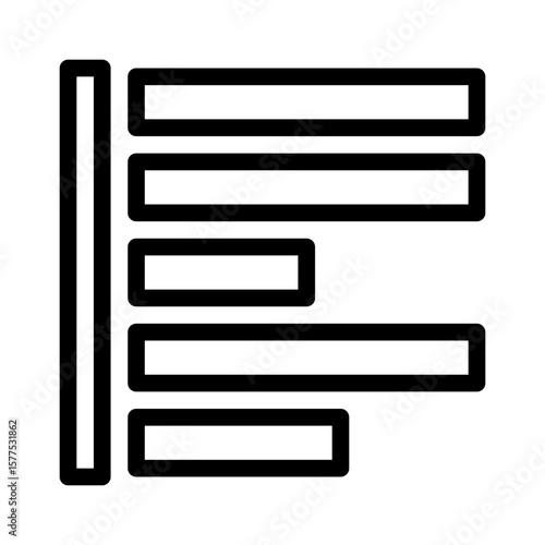 text alignment line icon