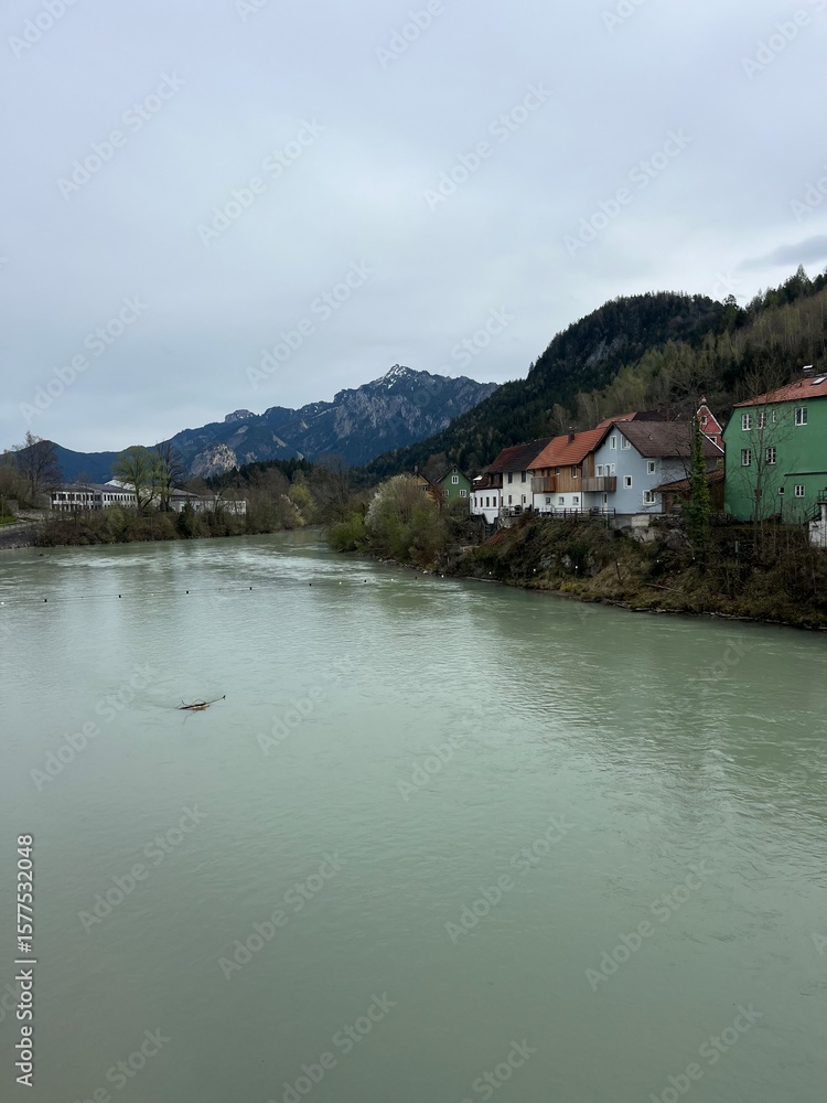 Fototapeta premium scenery in Füssen, Bavaria, Germany