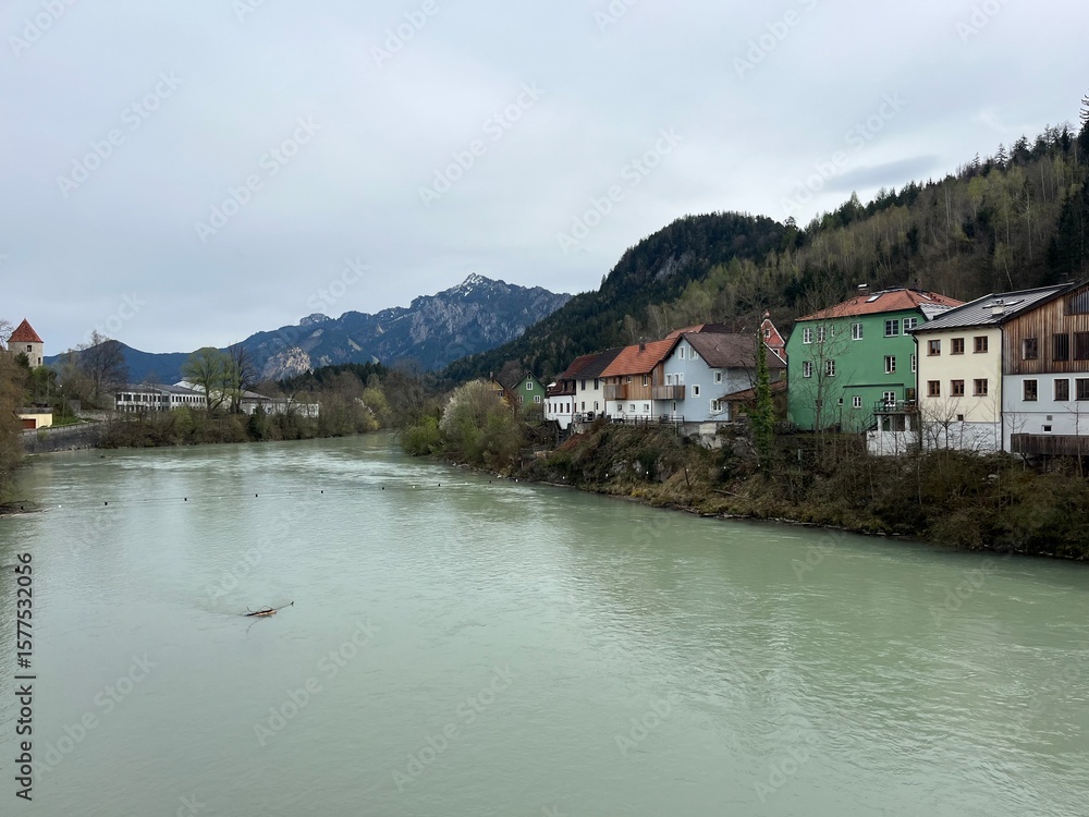 Fototapeta premium scenery in Füssen, Bavaria, Germany