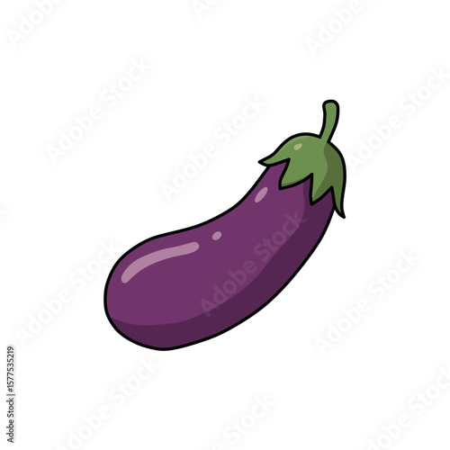 eggplant vector illustration