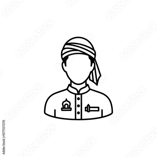female chef with bandana and uniform for culinary profession