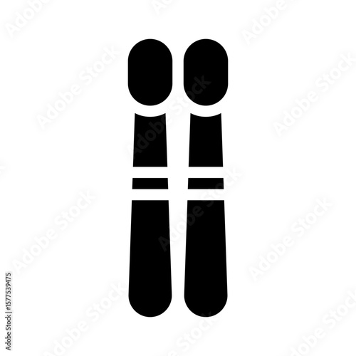 drumsticks glyph icon