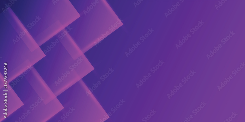 Obraz premium Purple gradient diagonal rectangle background. Dynamic shapes composition. Vector illustration