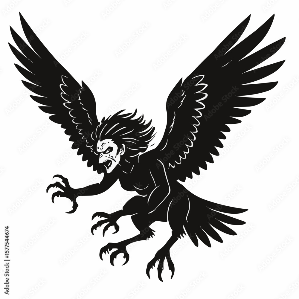 Fototapeta premium eagle in the form of an eagle