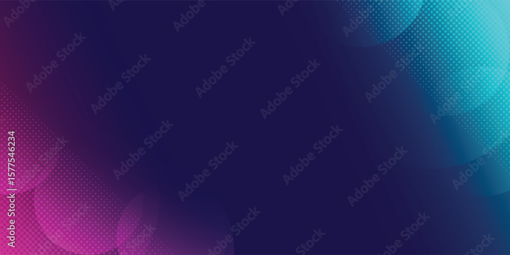 Obraz premium Abstract blue and red dynamic wavy line dotted texture ,Dark blue background with copy space. Modern futuristic simple dots pattern. Vector illustration