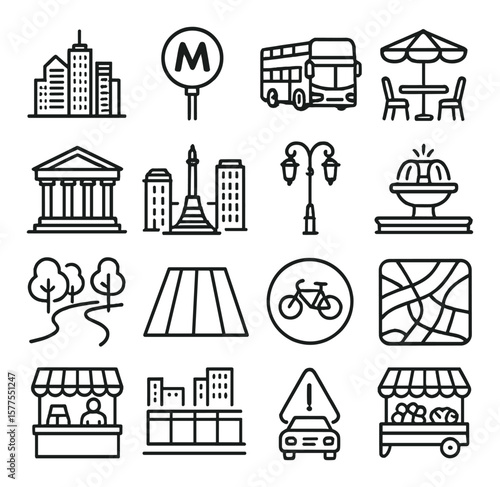Home fitness essentials collection, workout icons set. exercise and training equipment symbols